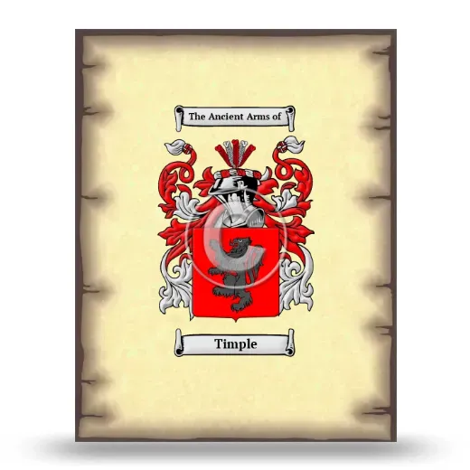Timple Coat of Arms Print
