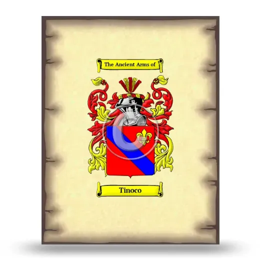 Tinoco Coat of Arms Print