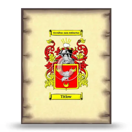 Titlow Coat of Arms Print