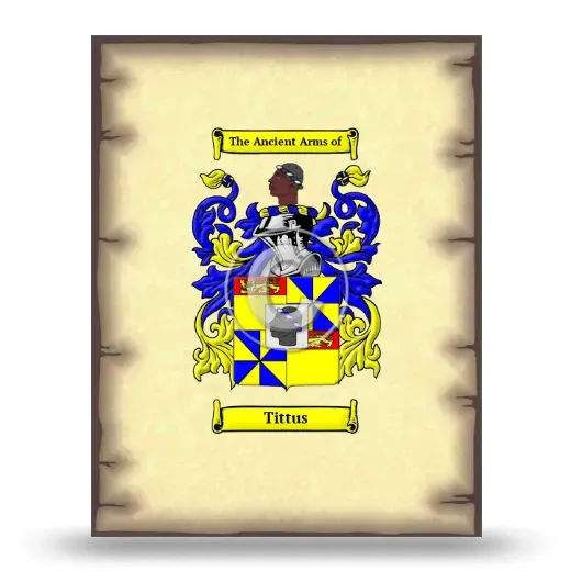 Tittus Coat of Arms Print