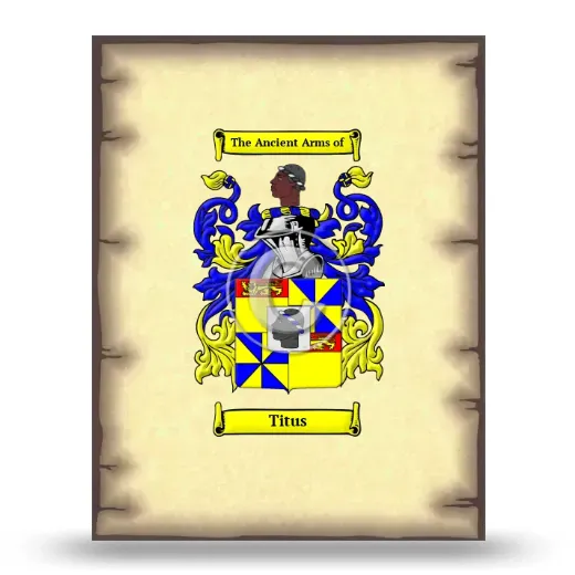 Titus Coat of Arms Print