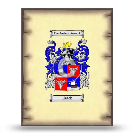 Tkach Coat of Arms Print