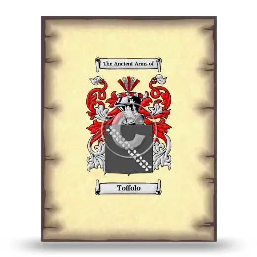 Toffolo Coat of Arms Print