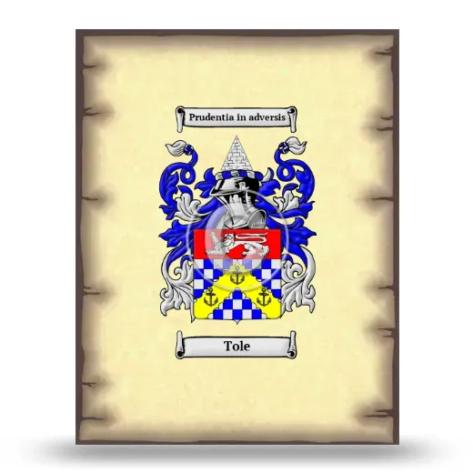 Tole Coat of Arms Print