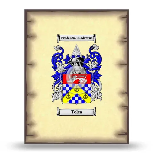 Tolea Coat of Arms Print