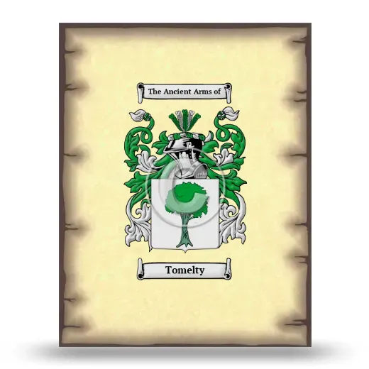 Tomelty Coat of Arms Print
