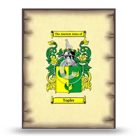 Topler Coat of Arms Print