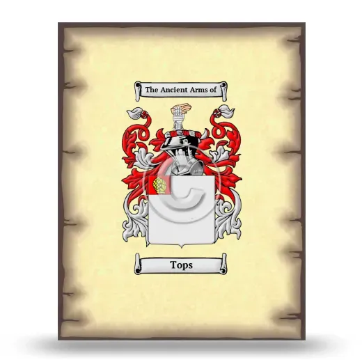 Tops Coat of Arms Print