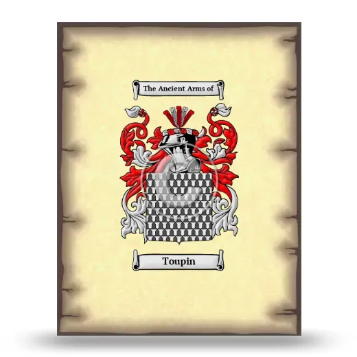 Toupin Coat of Arms Print
