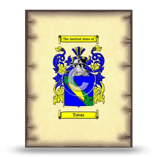 Tovar Coat of Arms Print