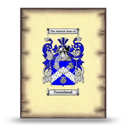 Townshend Coat of Arms Print