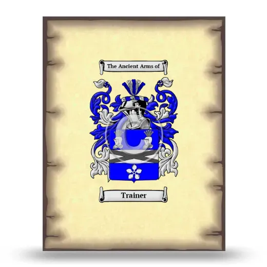 Trainer Coat of Arms Print