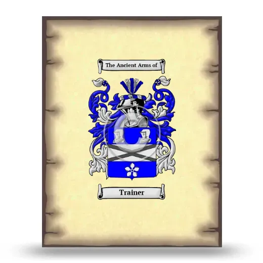 Trainer Coat of Arms Print
