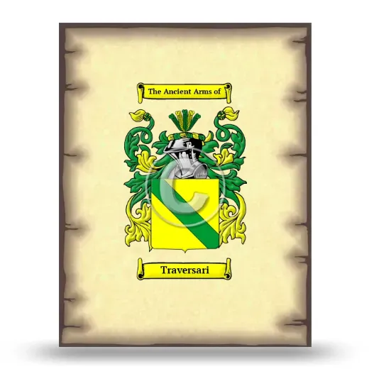 Traversari Coat of Arms Print