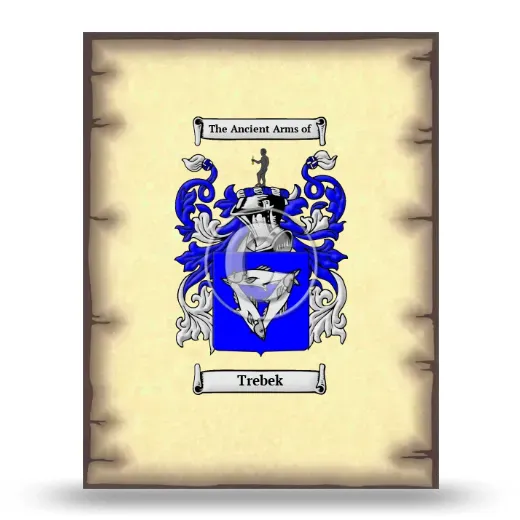Trebek Coat of Arms Print