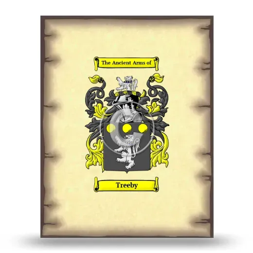 Treeby Coat of Arms Print