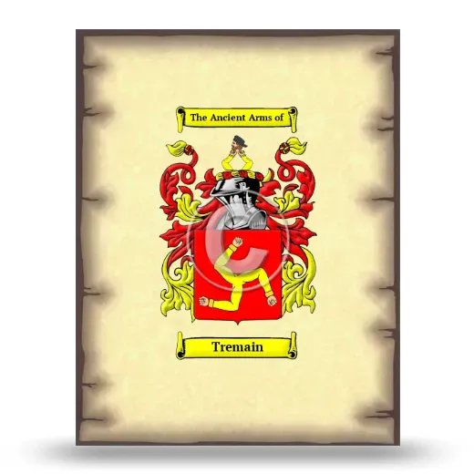 Tremain Coat of Arms Print