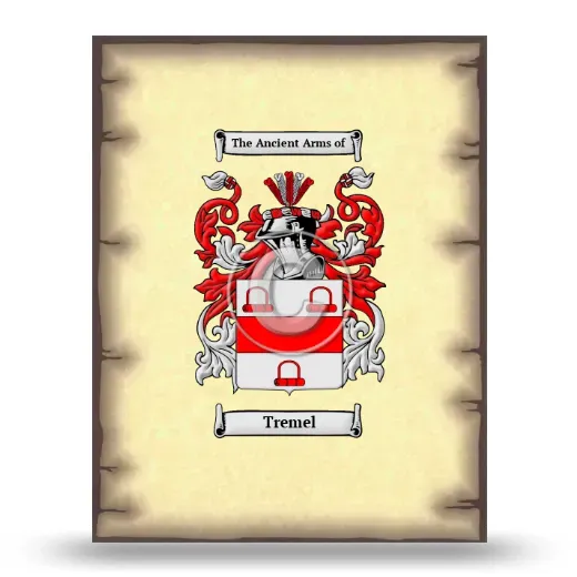 Tremel Coat of Arms Print
