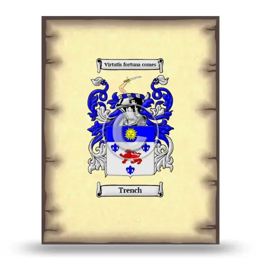Trench Coat of Arms Print