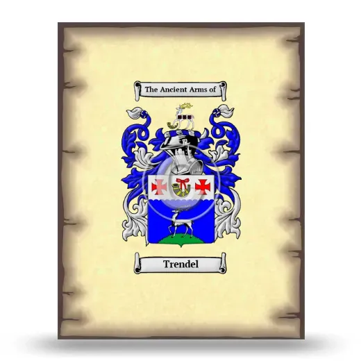 Trendel Coat of Arms Print