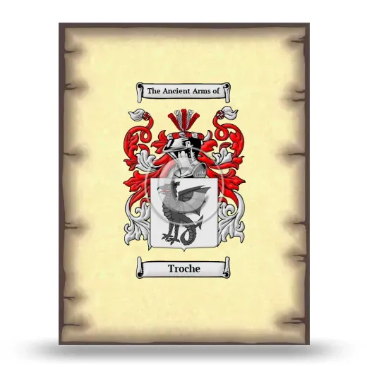 Troche Coat of Arms Print