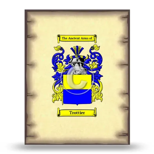 Trottier Coat of Arms Print