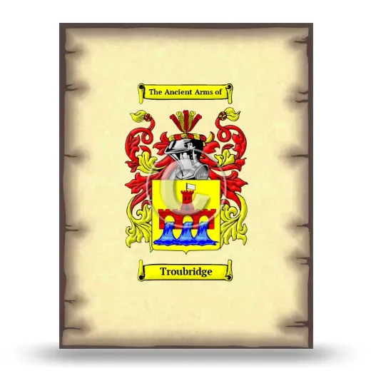 Troubridge Coat of Arms Print
