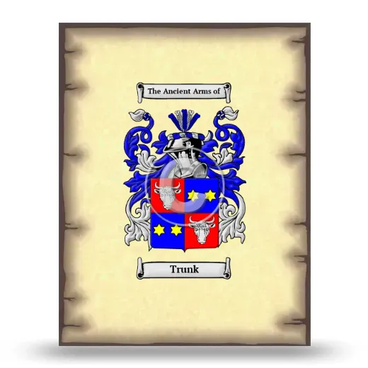 Trunk Coat of Arms Print