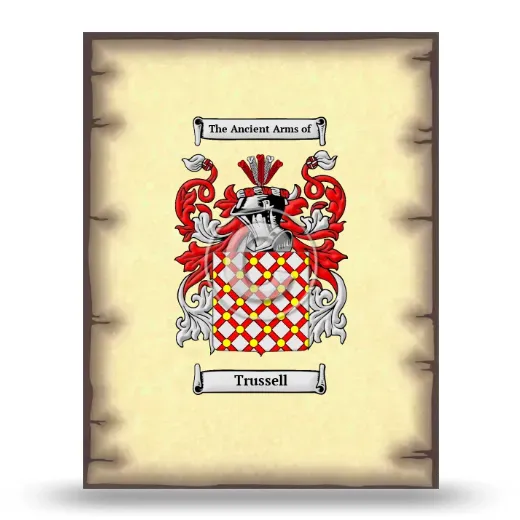 Trussell Coat of Arms Print