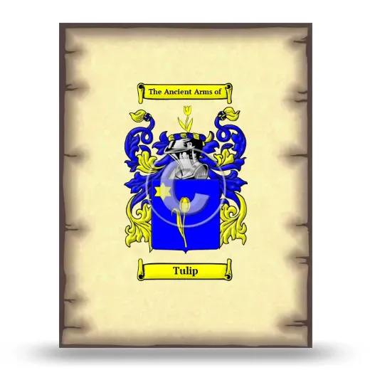 Tulip Coat of Arms Print