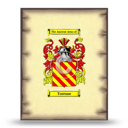 Turenne Coat of Arms Print