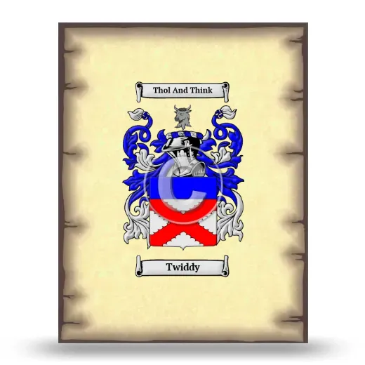 Twiddy Coat of Arms Print