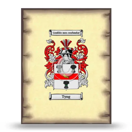 Tyng Coat of Arms Print
