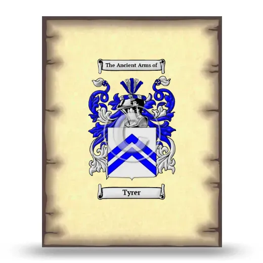 Tyrer Coat of Arms Print