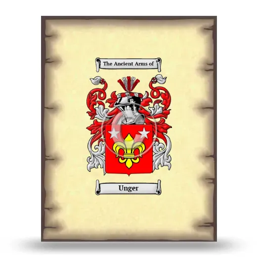 Unger Coat of Arms Print