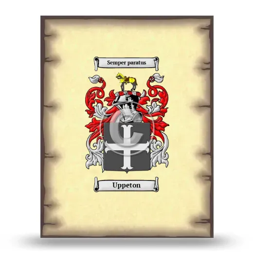Uppeton Coat of Arms Print