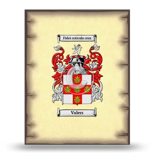 Valers Coat of Arms Print