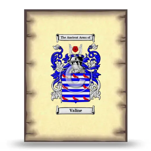 Valine Coat of Arms Print