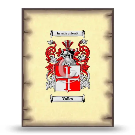 Valles Coat of Arms Print