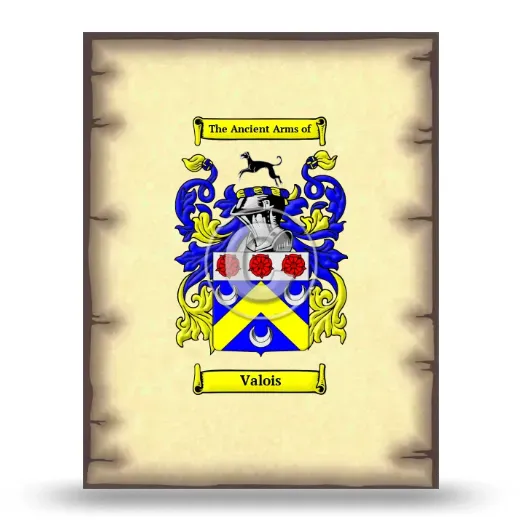 Valois Coat of Arms Print