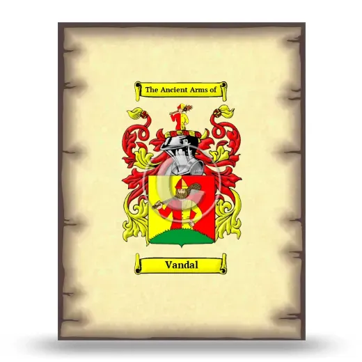 Vandal Coat of Arms Print