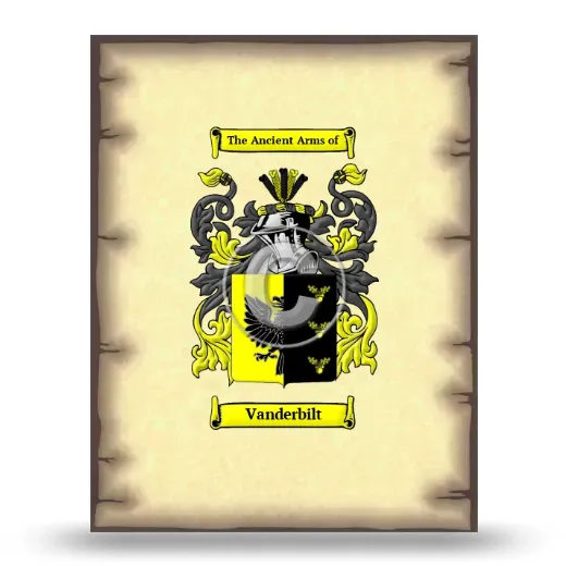 Vanderbilt Coat of Arms Print