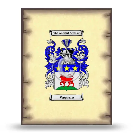 Vaquero Coat of Arms Print