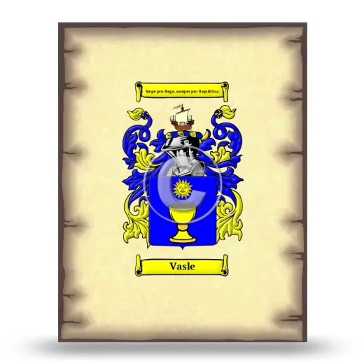 Vasle Coat of Arms Print