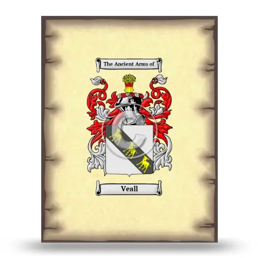 Veall Coat of Arms Print