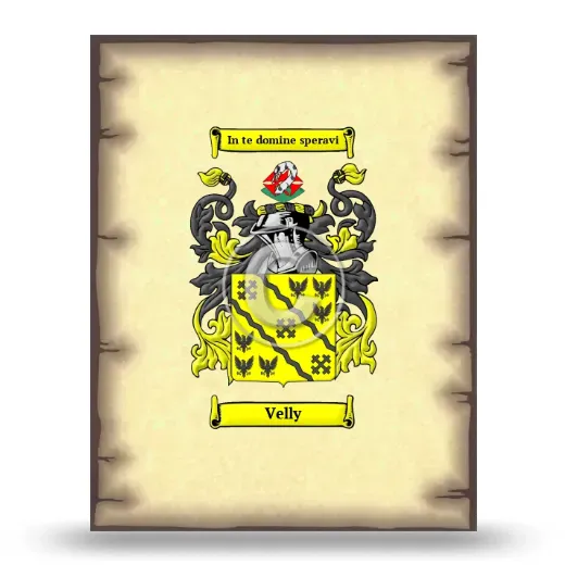 Velly Coat of Arms Print