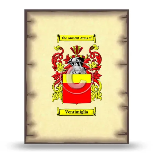 Ventimiglia Coat of Arms Print
