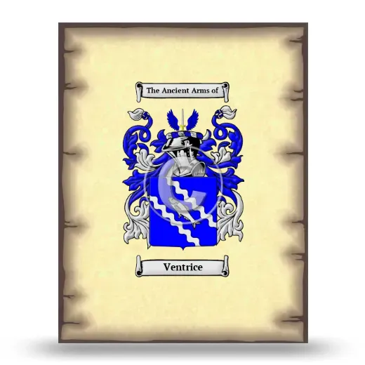Ventrice Coat of Arms Print