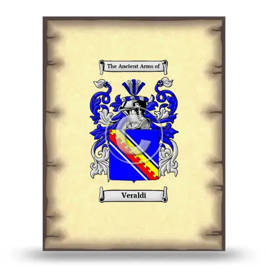 Veraldi Coat of Arms Print