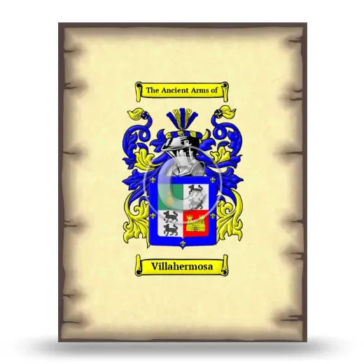 Villahermosa Coat of Arms Print